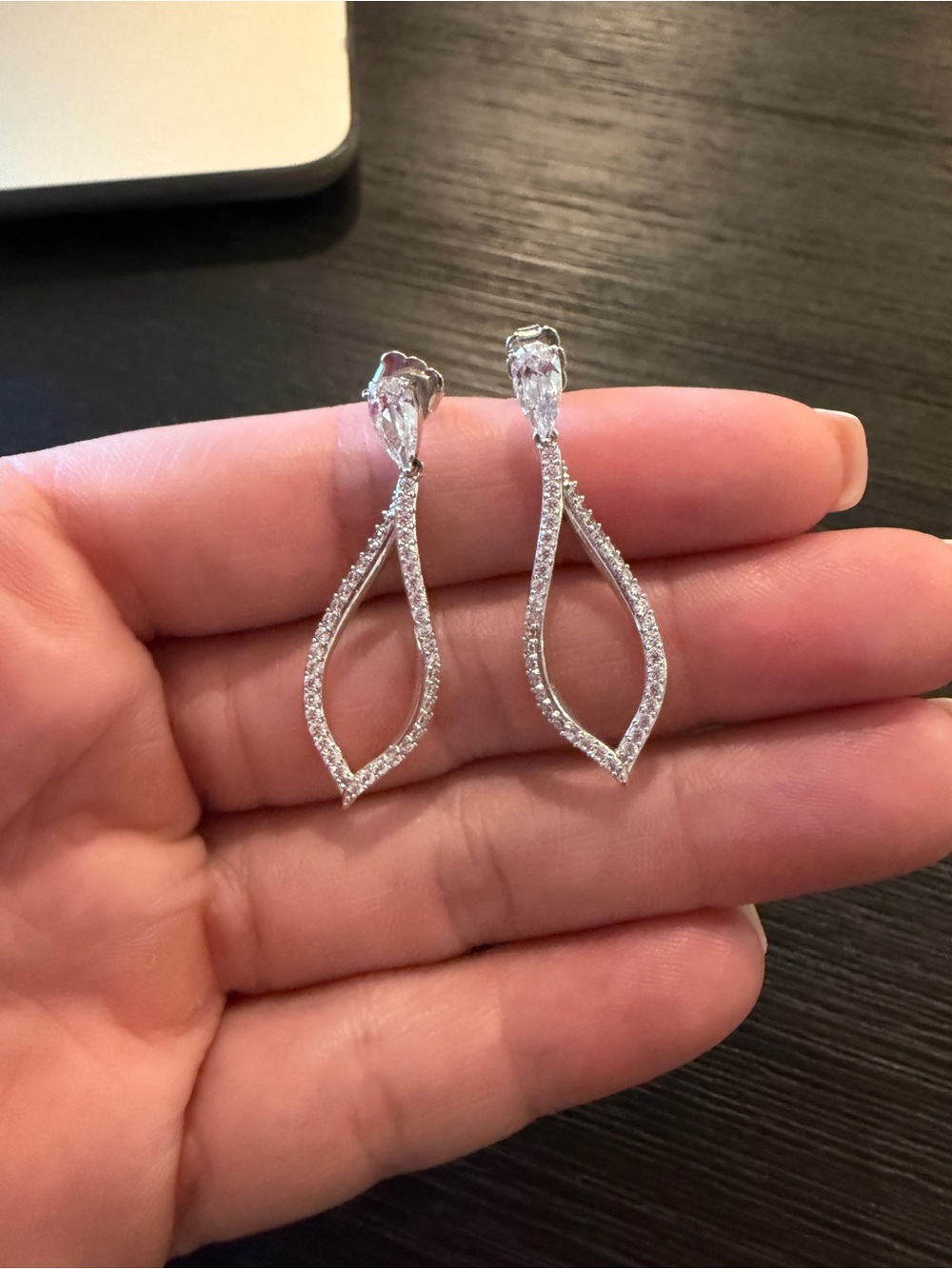 Silver Drop Earrings